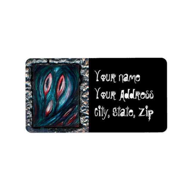 Ghost of Loneliness Adressetikett (Framsidan)