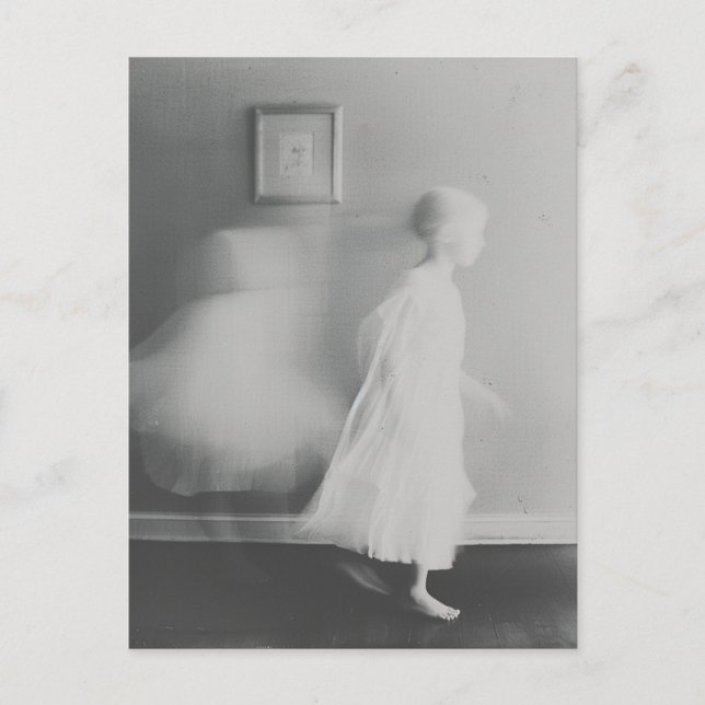 Ghost på Film Vintage Photography Vykort (Framsida)