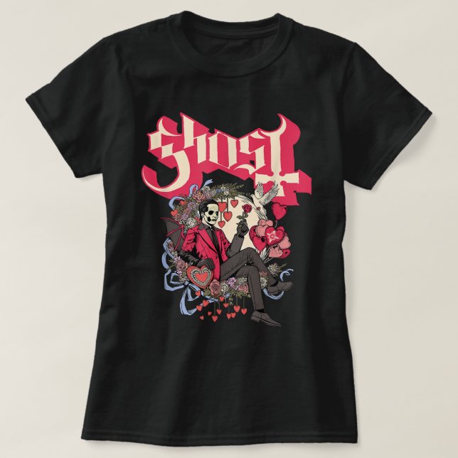 Ghost - Pappa Cupid Valentine Day T Shirt (Design framsida)