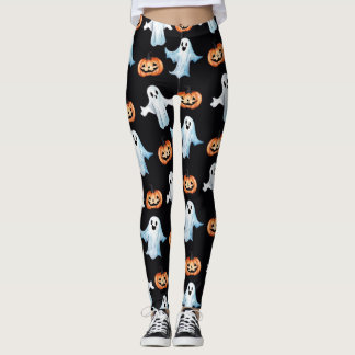 Ghost Party in Black Leggings