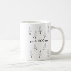 Ghost Pas De Boo-rée Llet Dancer Spooky Halloween Kaffemugg