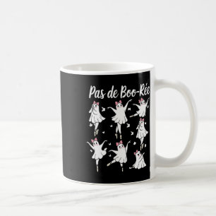 Ghost Pas De Boo-rée Llet Dancer Spooky Halloween Kaffemugg