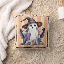 Ghost Patchwork Quilt med Witches Hat Kudde