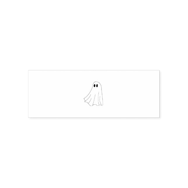 ghost pattern, cute ghost, halloween ghost, spooky självfärgande stämpel (Design)