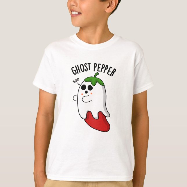 Ghost Pepper Funny Chili Pun T Shirt (Framsida)