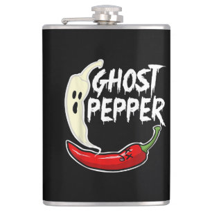 Ghost Pepper Funny Spicy Hett Halloween Ghost Pepp Fickplunta