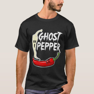 Ghost Pepper lustig Spicy Hett Halloween Ghost Pep T Shirt
