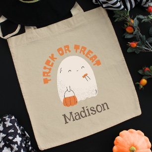Ghost Personlig Halloween Tygkasse