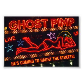 Ghost Pimp Filmplakat Fototryck