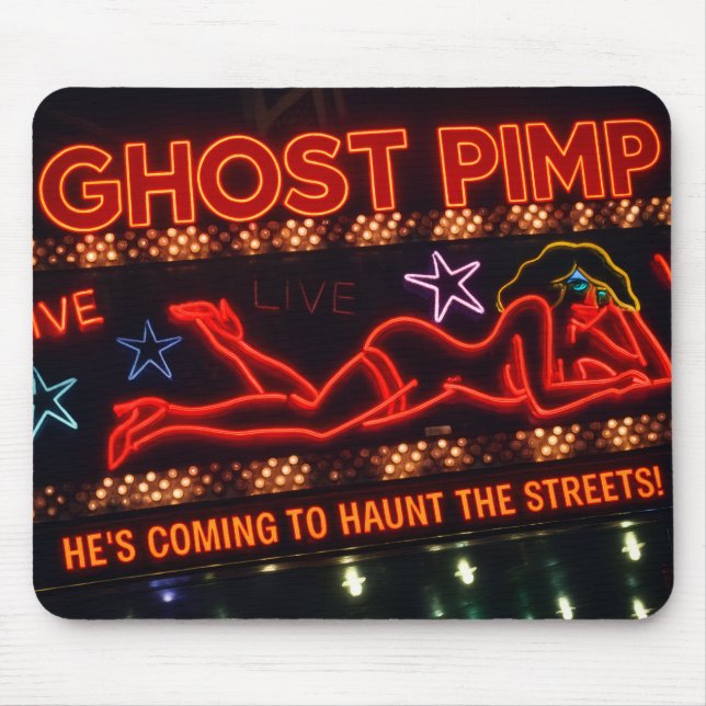Ghost Pimp Gel Mousepad Musmatta (Framsidan)