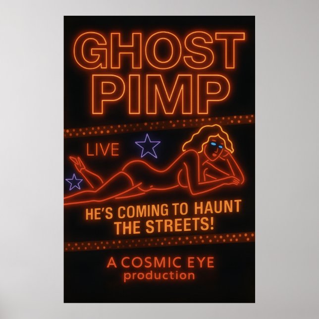 Ghost Pimp Poster (Framsidan)