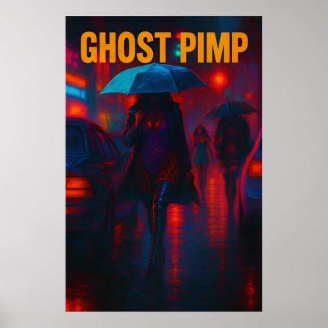 Ghost Pimp Poster (Framsidan)