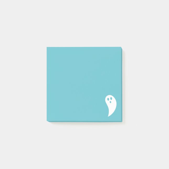 Ghost Post it Notes Blue Post-it Block (Framsida)
