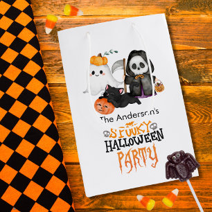 Ghost Pumpkin Grim Reaper Cute Black Cat Halloween