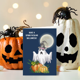 Ghost & Pumpkin | Spooktacular Anteckningskort