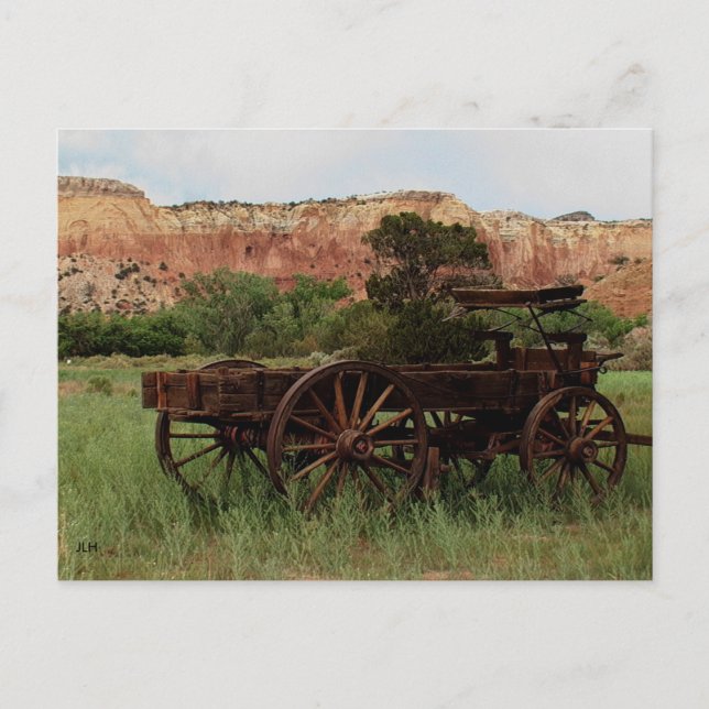 Ghost Ranch Wagon, bild av JLH Vykort (Framsida)