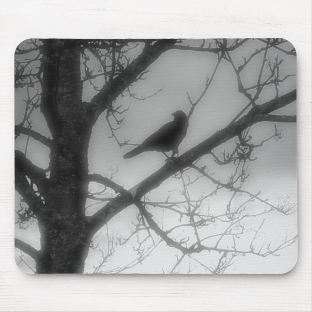 Ghost Raven Mousepad Musmatta (Framsidan)