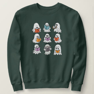 Ghost Reading Bokar bibliotekarian T Shirt