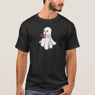 Ghost Reading Bokar Literature Student Raglan Base T Shirt