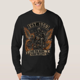 Ghost Reaper Biker ,Lev för att cykla cykla för at T Shirt