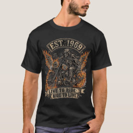 Ghost Reaper Biker ,Lev för att cykla cykla för at T Shirt