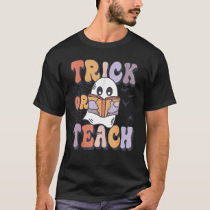Ghost Retro Teacher H. (Blommigt för stamceller) T Shirt