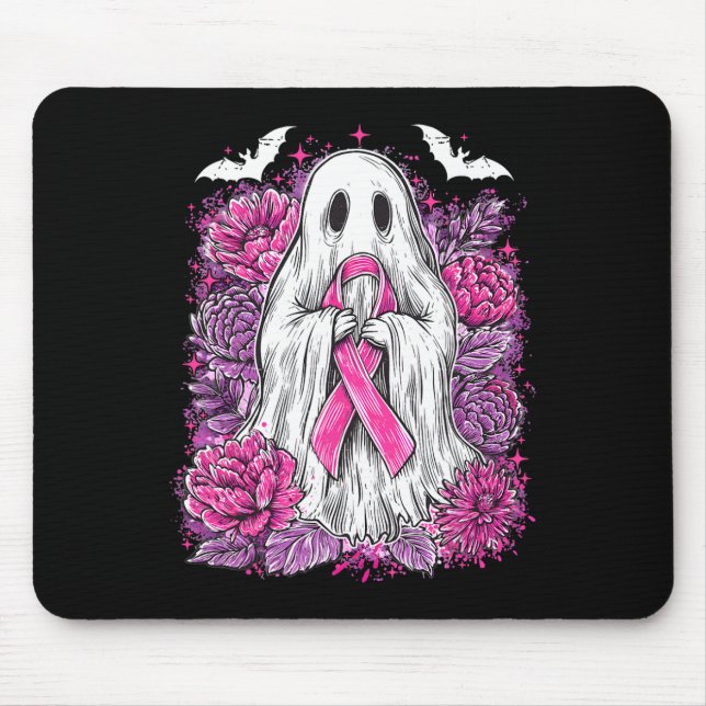 Ghost Ribbon Breast Cancer Awareness Halloween Flo Musmatta (Framsidan)