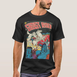 Ghost Rider #1 Classic Tecknad Bok T-Shirt