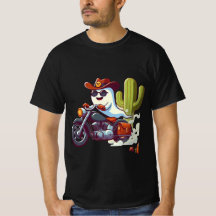 Ghost Rider Motorcycle T-Shirt - Spooky Biker Tee