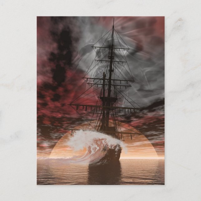 Ghost Rider Vykort (Framsida)