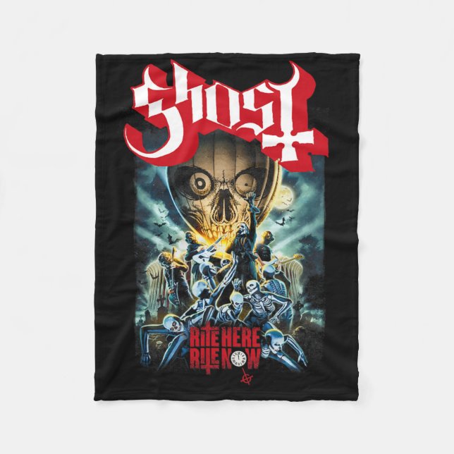 Ghost - Rite here Fleecefilt (Framsidan)