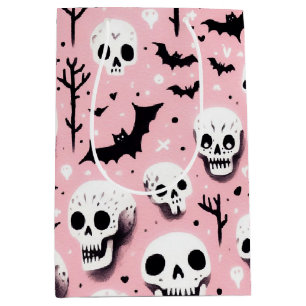 Ghost rosa Helloween Wrapping Papper Lakan