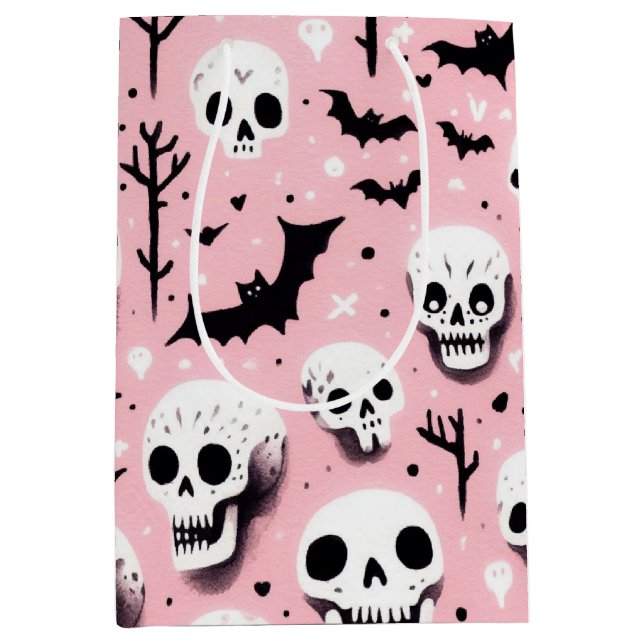 Ghost rosa Helloween Wrapping Papper Lakan (Framsidan)