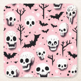 Ghost rosa Helloween Wrapping Papper Lakan Underlägg Papper Kvadrat
