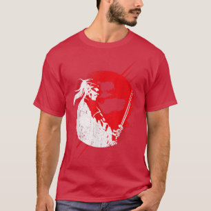 Ghost Samurai Mask Warrior Samurai Swords Bush T Shirt