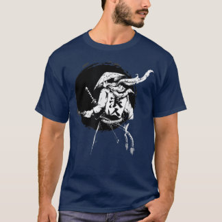 Ghost Samurai Warrior Anime Manga Bushido T Shirt
