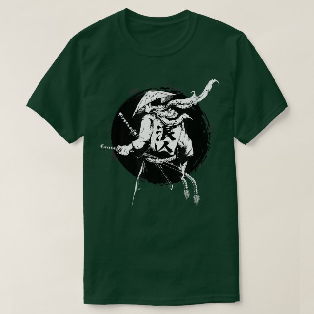 Ghost Samurai Warrior Way Of The Bushido Samurai M T Shirt (Design framsida)