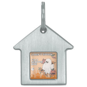 Ghost Service-Hund ID-bricka Husdjur