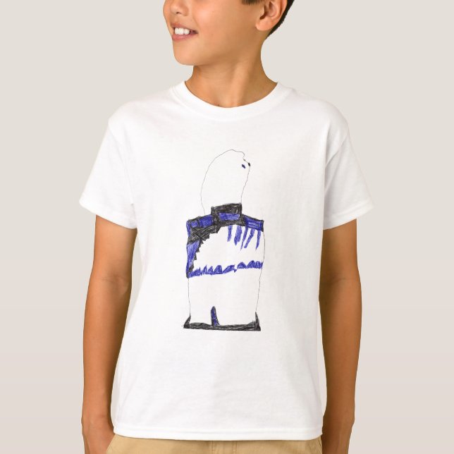 Ghost SharkZilla Kid T Shirt (Framsida)