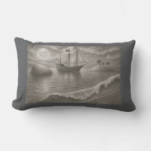 Ghost Ship Pirate – Nautical Moonlit Ocean