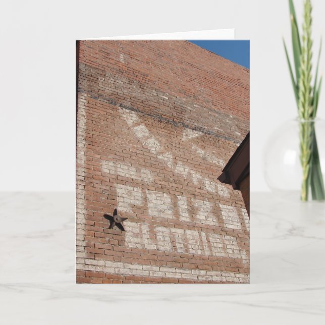 Ghost Sign in Brighton, Iowa Kort (Framsida)