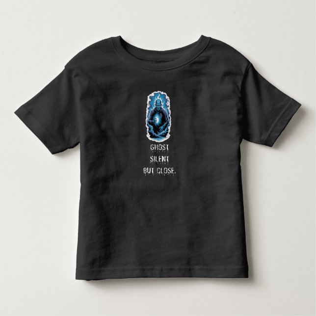 Ghost Silent But Close  T Shirt (Framsida)