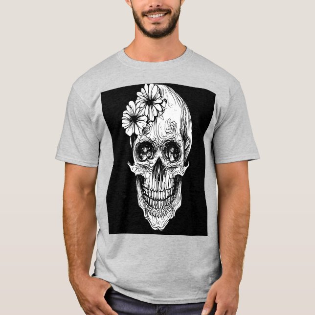 Ghost skalle t shirt (Framsida)