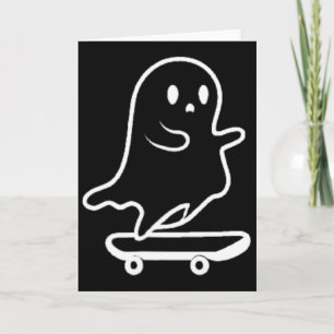 Ghost Skateboard Lata Halloween Kostym Rolig Skate Kort