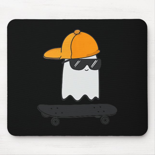 Ghost Skateboarding Lat halloween-kostym Rolig S Musmatta (Framsidan)