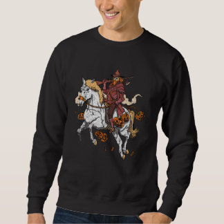 Ghost Skeleton Marksman Hunter Rifleman Horseman H Lång Ärmad Tröja