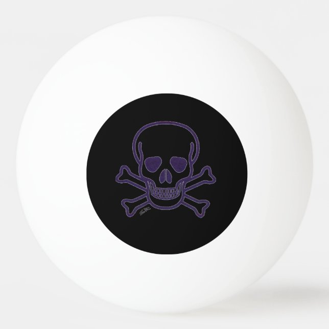 Ghost Skull 1-stjärnig pong boll (Framsidan)