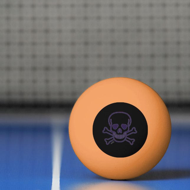 Ghost Skull orange 3 star ping pong boll (Netto)