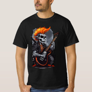 Ghost Skull spelar upp Guitar T Shirt