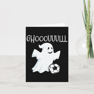Ghost Soccer Halloween Kort